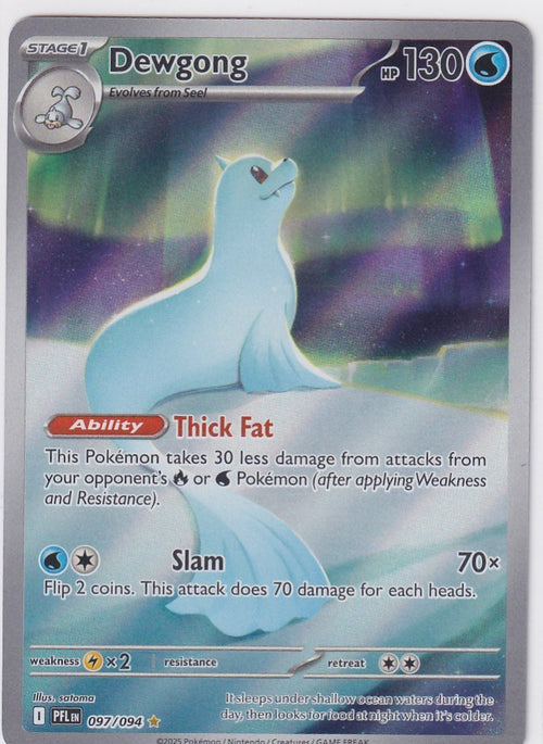 Dewgong 097/094 - Me02: Phantasmal Flames - Mint Condition 💎👌